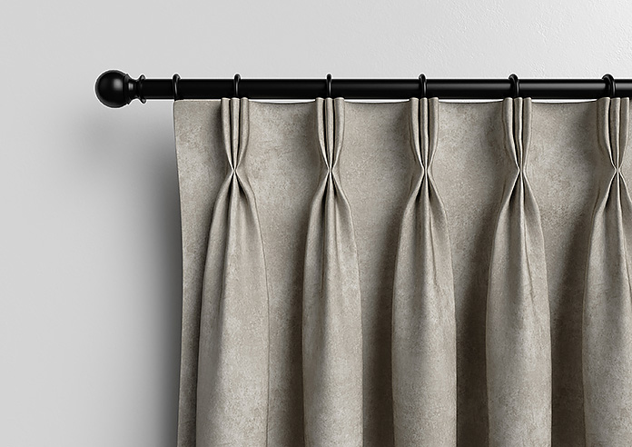 Florence Faux Suede, Taupe Brown - Made to Measure Curtains - Image 11